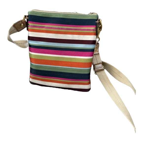 Coach Legacy Stripe Scarf Print Crossbody - Picture 5 of 8